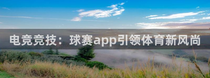  vsport体育平台app下载安装免费：电竞竞技：球赛app
